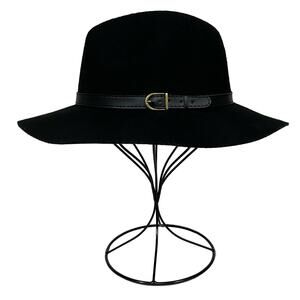 Urban Outfitters Staring at Stars Women’s Hat Fedora Black Wool Wide Brim Scout